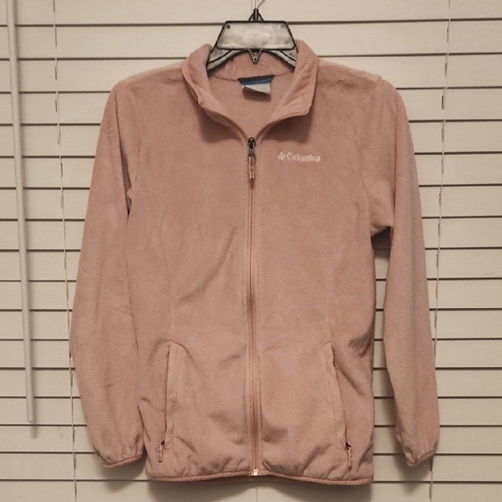 Columbia Soft Blush Fleece Jacket Kids Size L (14/16)